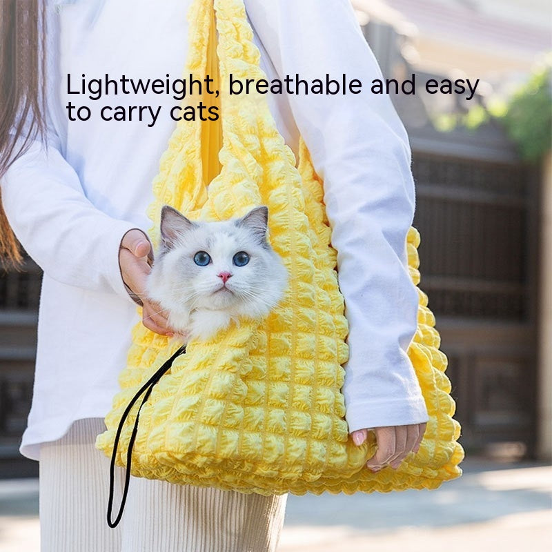 Animal Shape Pet Diaper Backpack Portable Off Shoulder Travel Bag