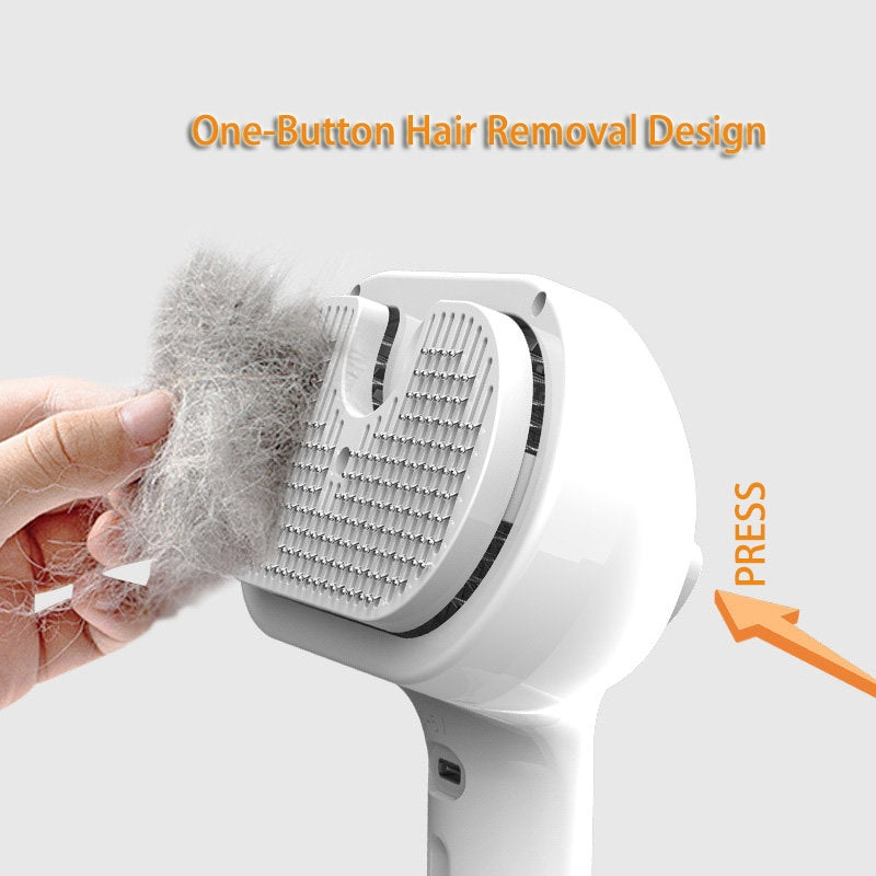 Self Cleaning Dematting Mist Humidifier Pet Grooming Comb