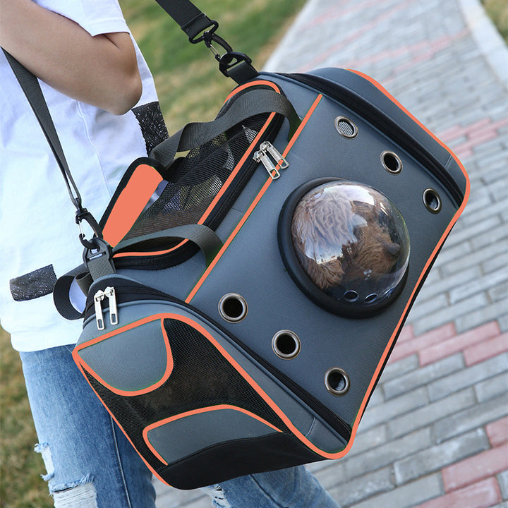 Portable Pet Diaper Backpack Lightweight Travel Carry Bag