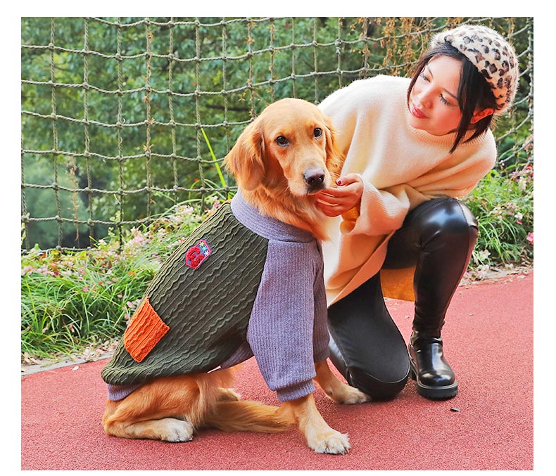 Winter Thickened Large Pet Sweater Clothes
