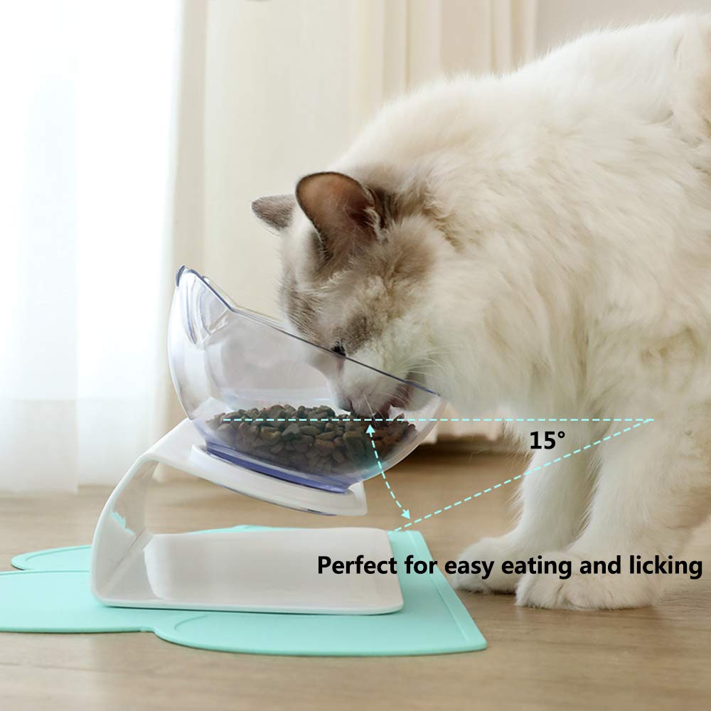 Non Slip Raised Stand Double Pet Food And Water Bowl