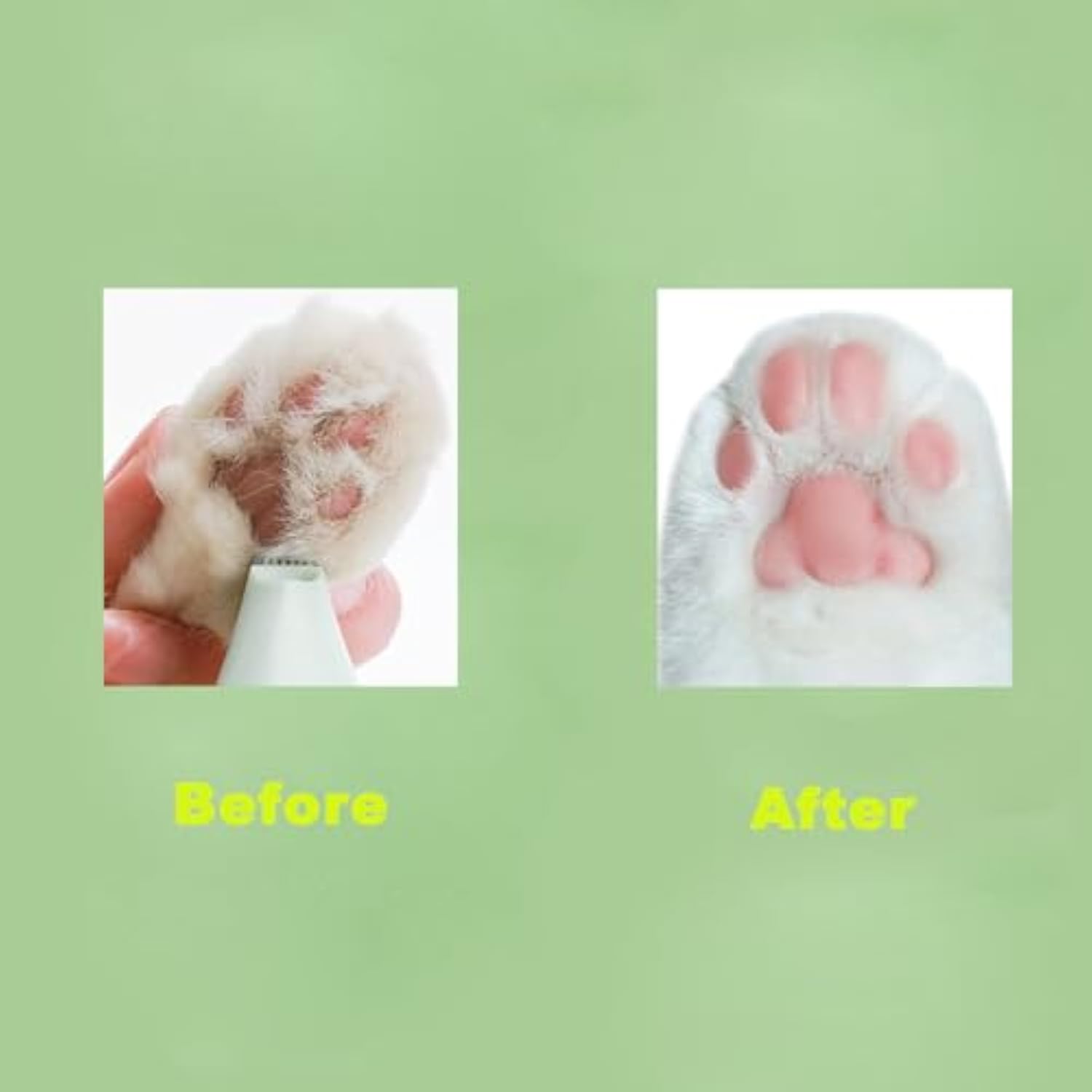 Rechargeable Ergonomic Paw Hair Grooming Trimmer Tool