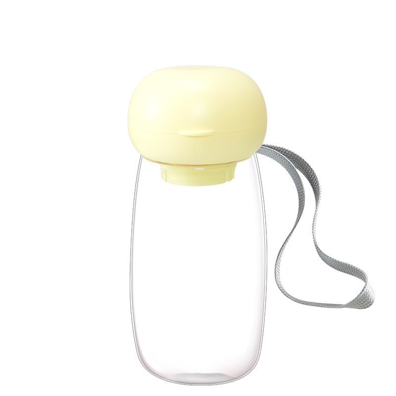 Portable Pet Water Bottle Travel Feeding Bowl High Temperature Resistant