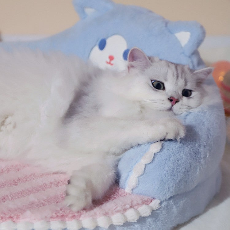 Winter Warm Pet Sleeping Nest Bed