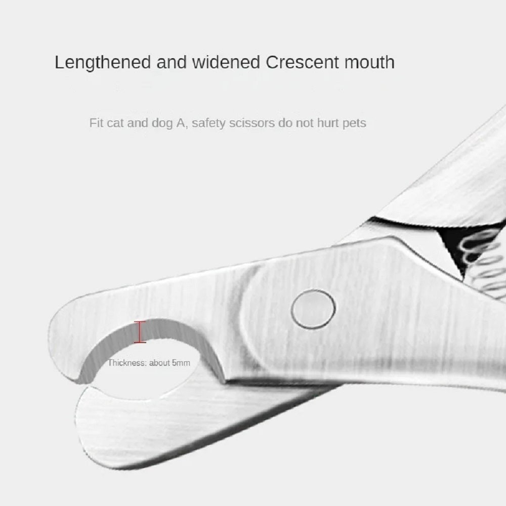 Professional Stainless Steel Safety Pet Nail Clipper Trimmer