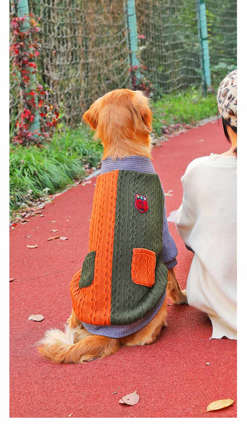 Winter Thickened Large Pet Sweater Clothes