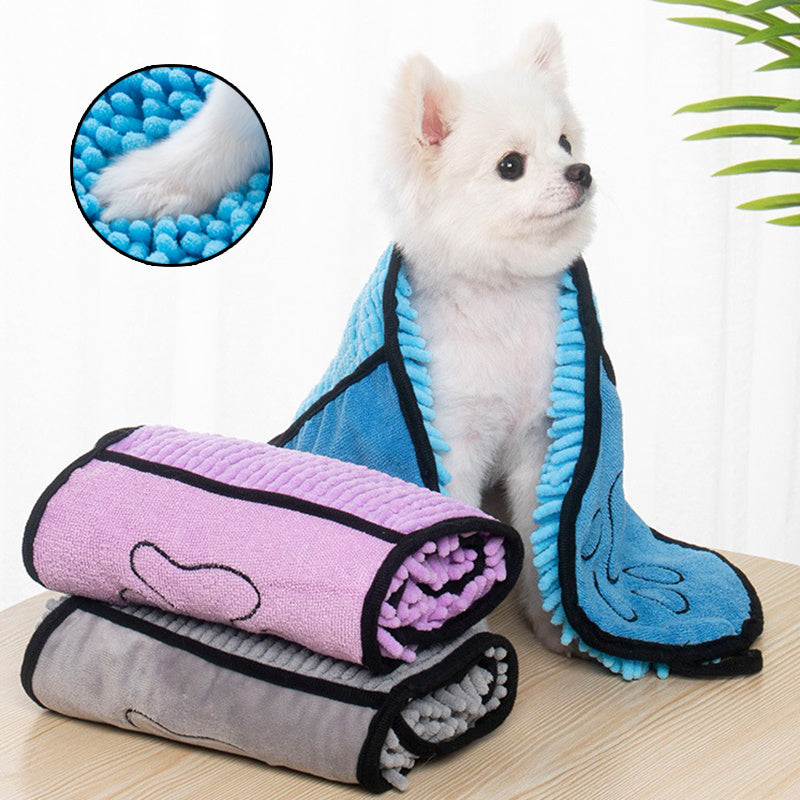 Super Absorbent Quick Drying Microfiber Pet Bathrobe Towel