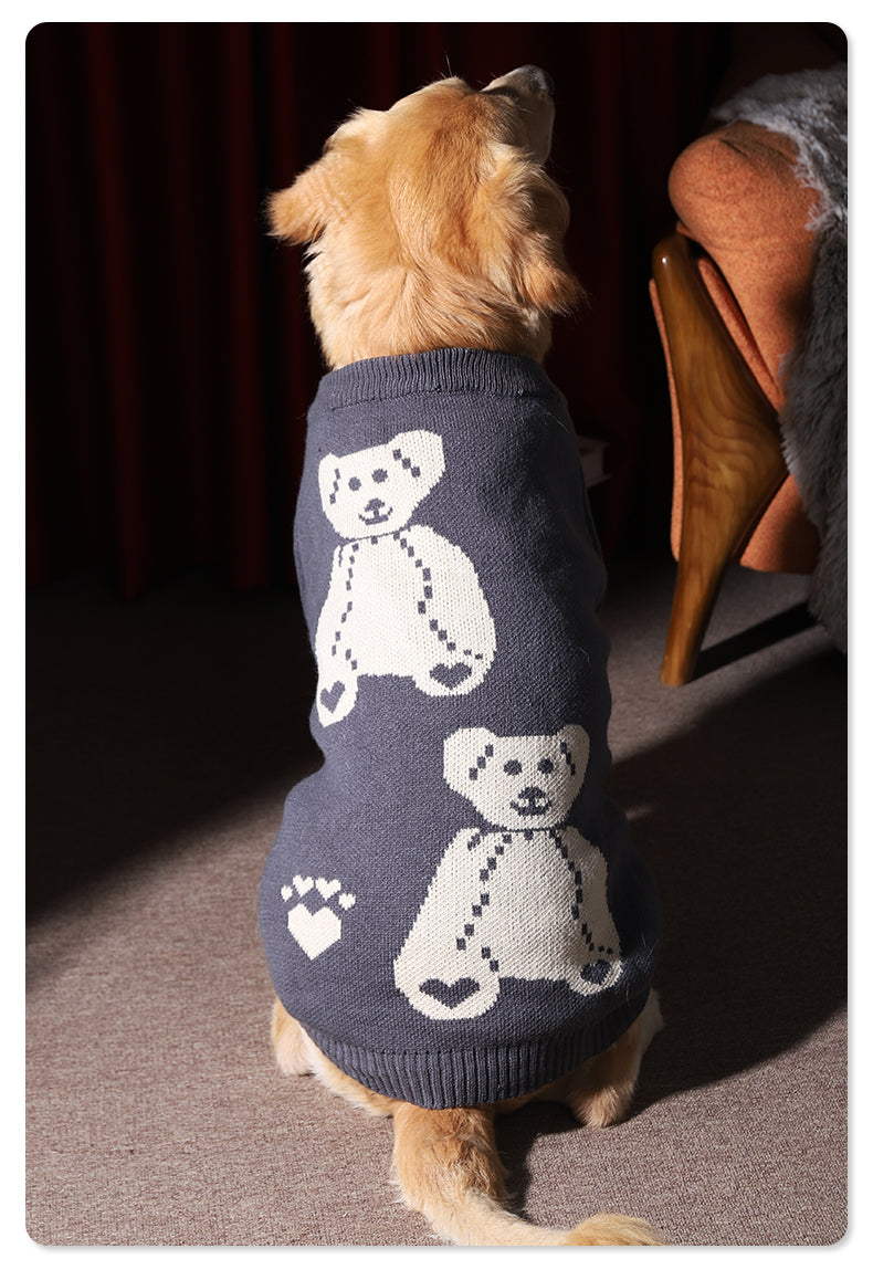 Winter Thickened Large Pet Sweater Clothes