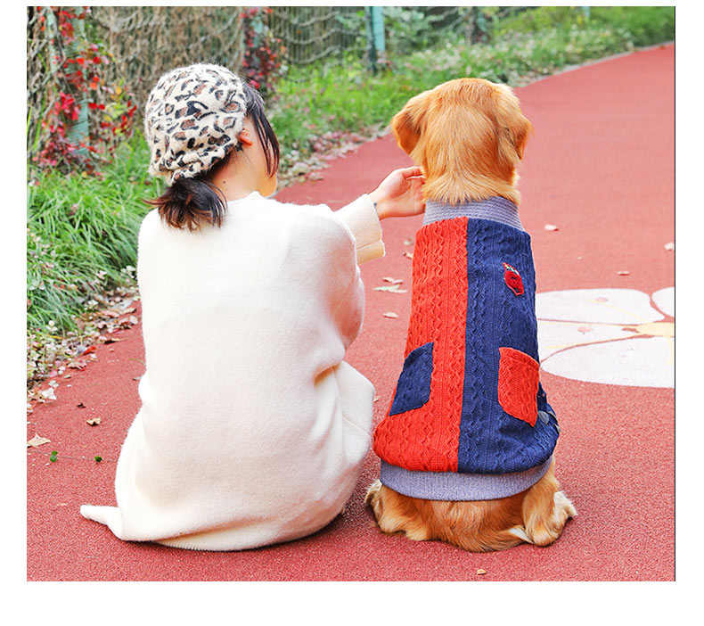 Winter Thickened Large Pet Sweater Clothes