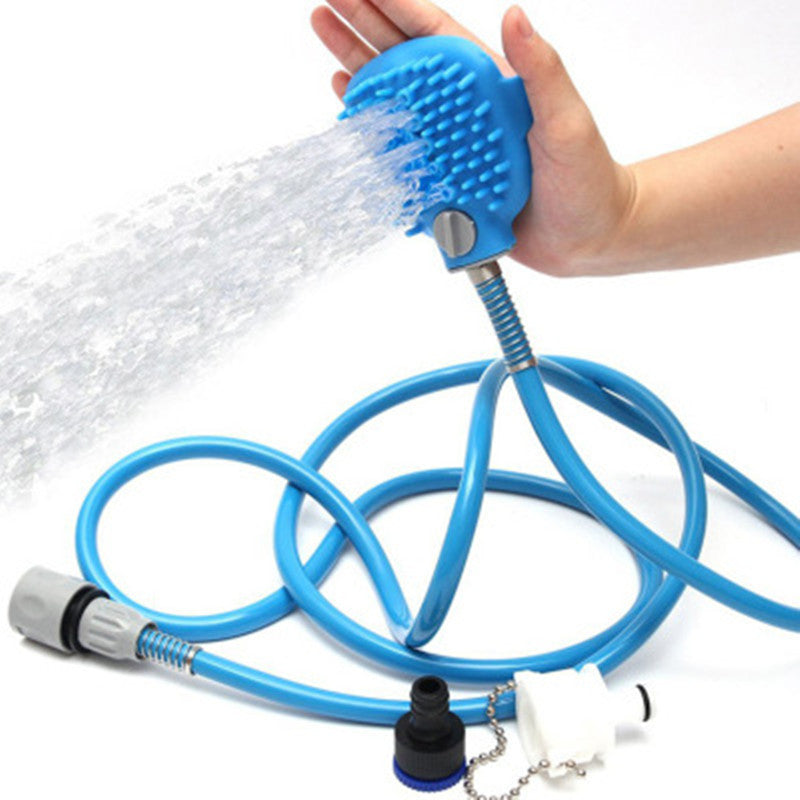 Pet Bathing Massage Shower Sprayer Cleaning Brush Tool