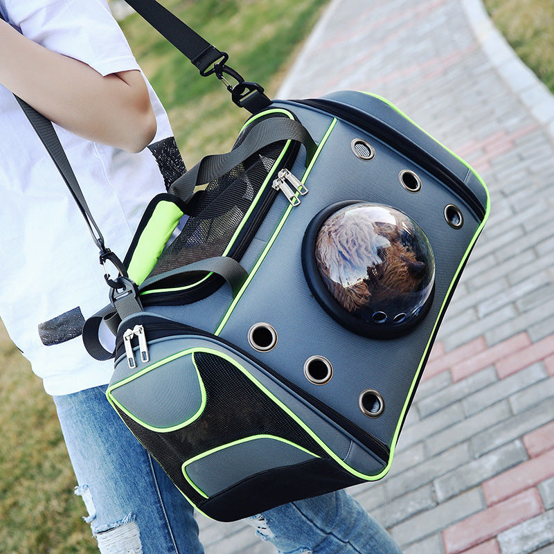 Portable Pet Diaper Backpack Lightweight Travel Carry Bag