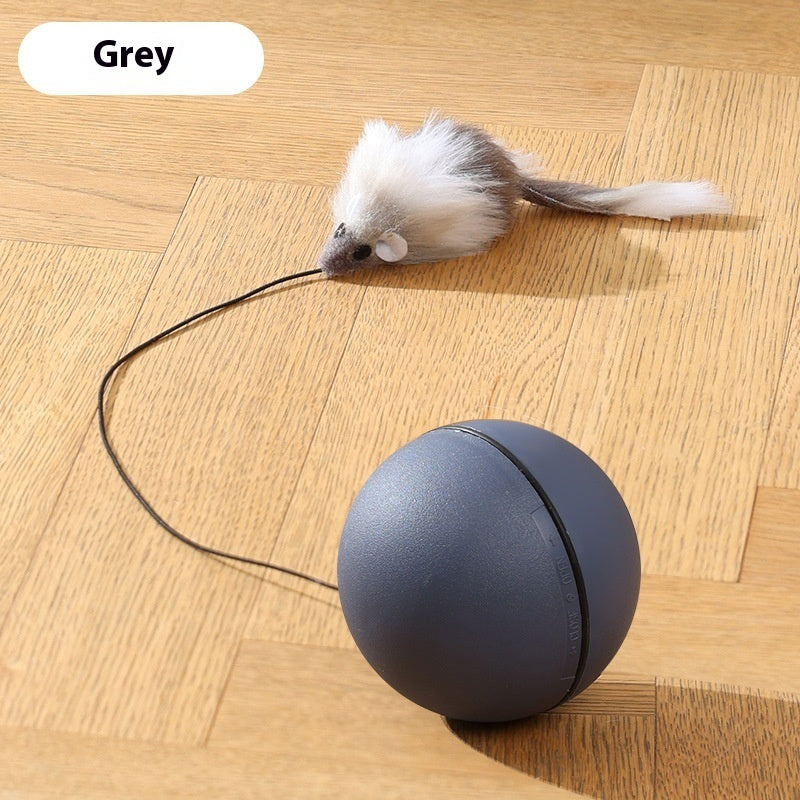 Electric Moving Pet Teaser Ball Interactive Rolling Toy