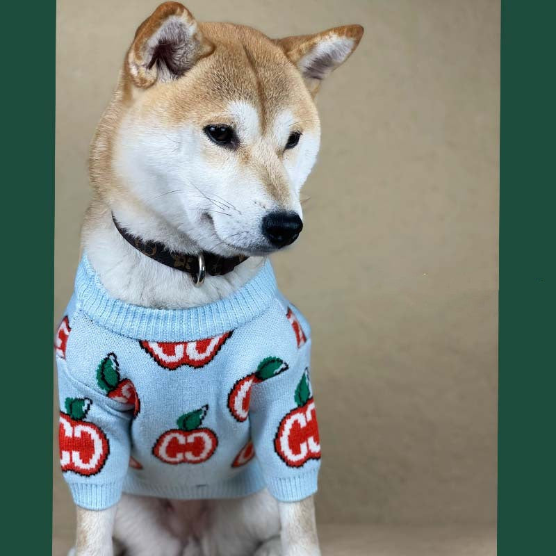 Autumn Winter Thick Knit Pet Sweater Clothes