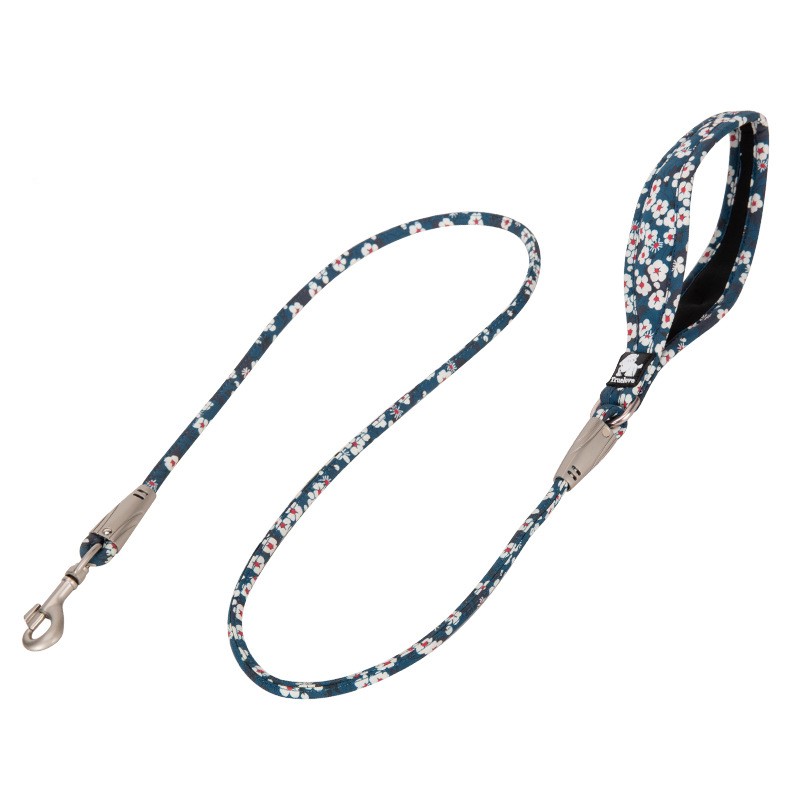 Outdoor Pet Floral Round Handheld Rope Leash