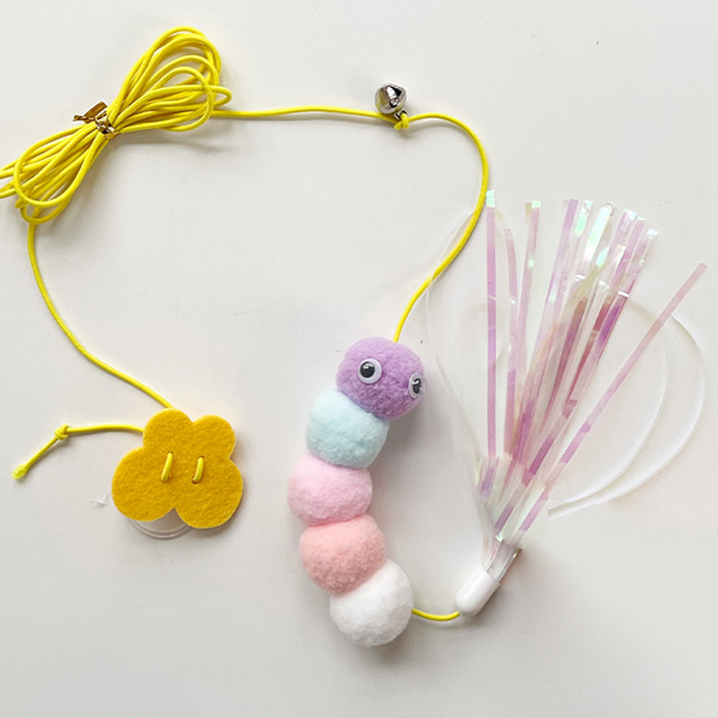 Interactive Hanging Rope Mouse Telescopic Funny Self Play Pet Toy Supplies