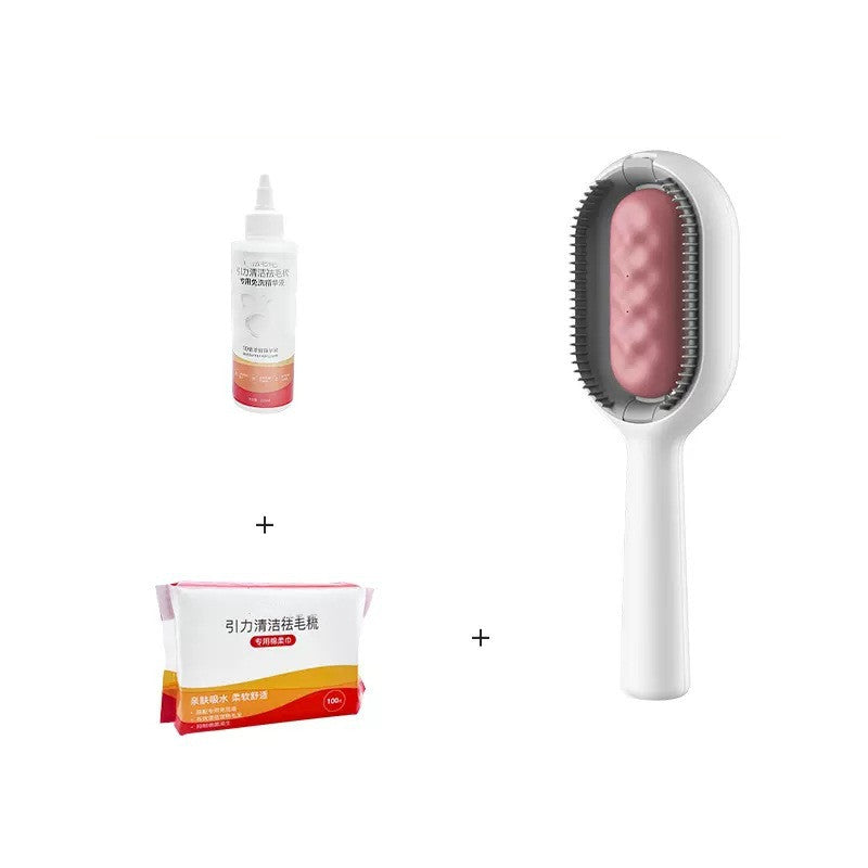 Pet Dematting Floating Hair Removal Grooming Brush With Tank