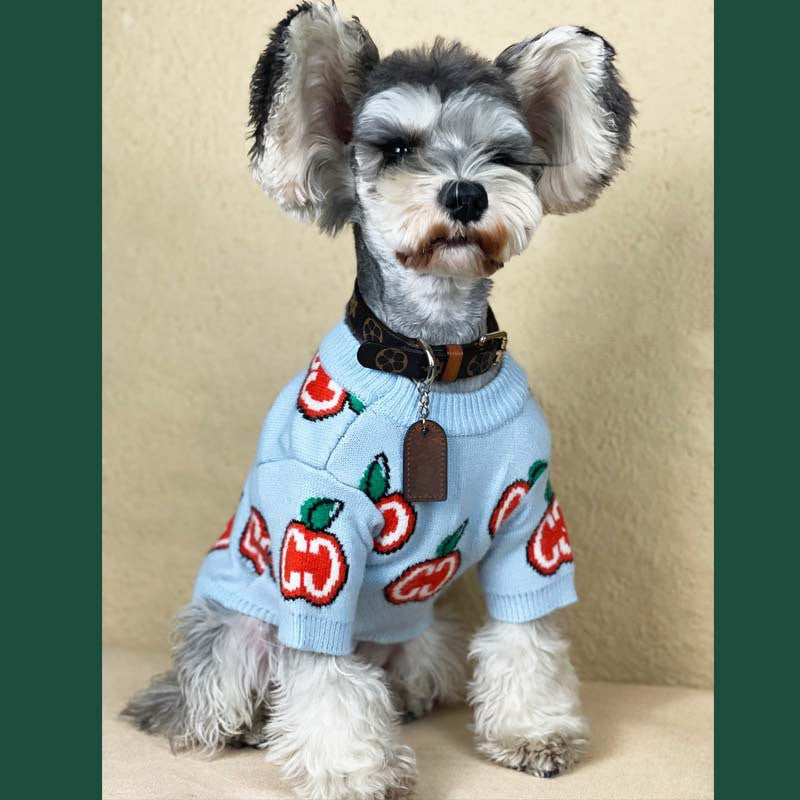 Autumn Winter Thick Knit Pet Sweater Clothes