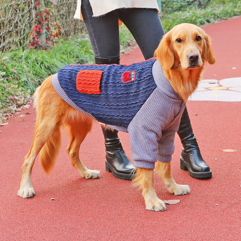 Winter Thickened Large Pet Sweater Clothes