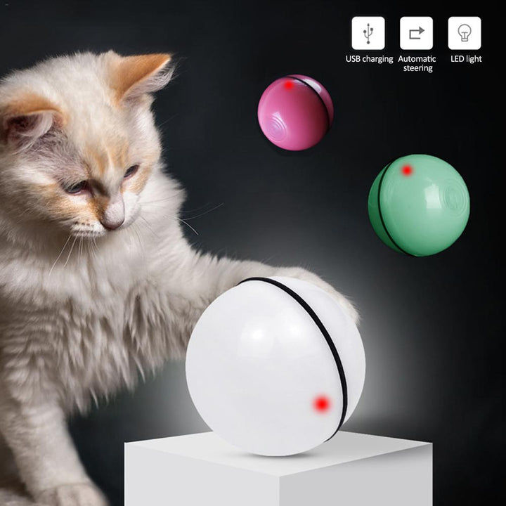 LED Laser Electronic Rolling Pet Interactive Ball Toy
