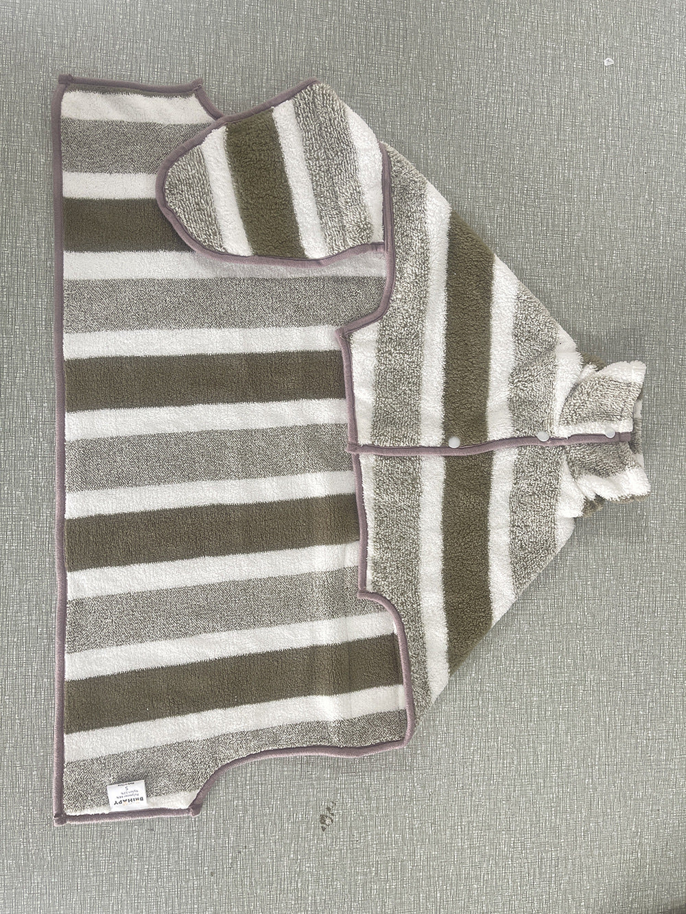 Absorbent Soft Microfiber Pet Bath Robe Towel Apparel