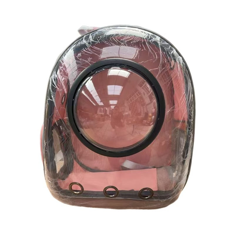 Transparent Skylight Breathable Pet Backpack Large Capacity Travel Bag